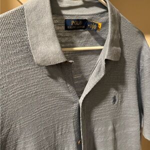 Ralph Lauren Men's Light Blue Polo Shirt